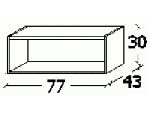 Антресоль на широкий модуль (770х300х430), B2A